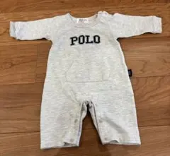 POLO グレー ロンパース 50〜60cm