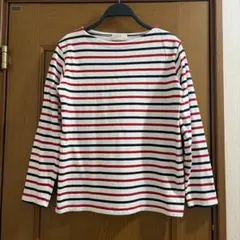 BACK NUMBER ストライプ 長袖カットソー S