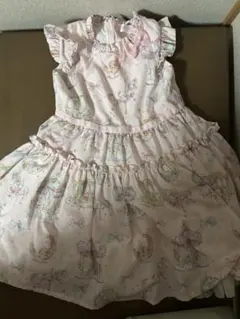 ピンクハウス 桜テディ ロングワンピース ソライロ - メルカリ