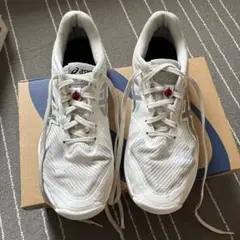 asics バレーボールシューズ ホワイト 25.5㌢のサムネイル