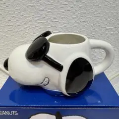 新品約600mlスヌーピージョークールフェイスマグカップ磁器ピーナッツ公式グッズ