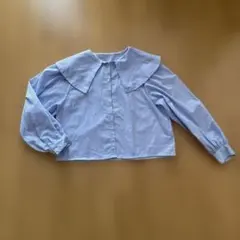 レディース　セーラー風シャツＬ