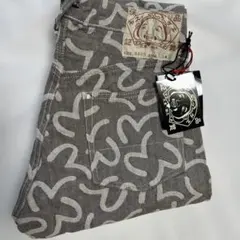 EVISU 新品未使用カモメ柄デニムパンツ LOT 5500 サイズ34のサムネイル