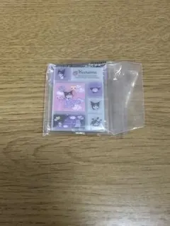 サンリオ ガチャ タイルシールミニチュアチャーム クロミ