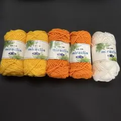 オリムパスmiraclin 毛糸 5玉まとめ売り