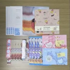 レターセット ポケモン　封筒　ディズニー　まとめ売り　クマのプーさん　サリー