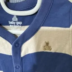 baby gap ストライプロンパース 6-12ヶ月