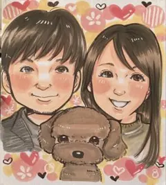 ☆似顔絵オーダーメイド☆ ペット似顔絵お描きします シーズー