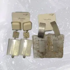 ゴールド　ピアス　セット　チタン