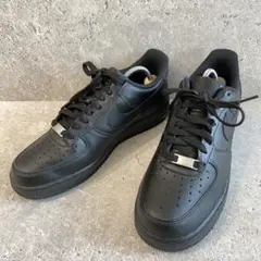 【未使用級】 NIKE エアフォース1 '07 ロー 25.5cm 黒