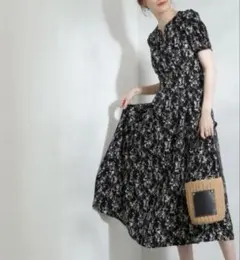 N. Natural Beauty Basic／キーネックパワショルワンピース