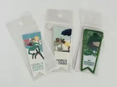 ジブリの立体構造物展　キーホルダー　ステッカー　トトロ　ハウル　紅の豚