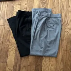 ユニクロ　タックワイドパンツ　セット