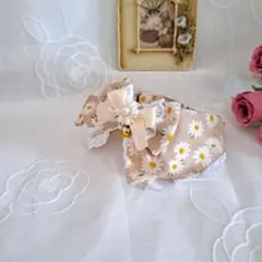 黄色②(ローズ)わんちゃん猫ちゃん用襟つき首輪 - メルカリ