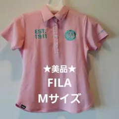 FILA GOLF ポロシャツ ピンク Mサイズのサムネイル