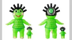 安楽安作 マトリョーシカ グルタミン（グリーン）ソフビMEDICOM TOY