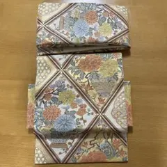正絹作り帯 二重太鼓 辻ヶ花 - メルカリ