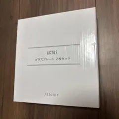 【新品】ACTUS ガラスプレート2枚セットのサムネイル