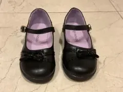 リボン付きブラックフォーマルシューズ 19cm