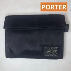 【良品】PORTER ポーター タンカー 二つ折り財布 ブラック 吉田カバンのサムネイル