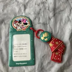 東京ディズニーランド　クリスマス　2002 チケットホルダー　ミッキー　ミニー