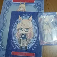 エンタメくじ　ウマ娘　ゴールドシチー　アクリルスタンド　クリアファイル