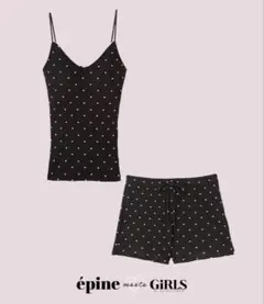 epine Heart pattern Camisole set up