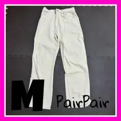 pair pair ストレートデニム　M ナチュラル 　【古着】　パンツのサムネイル