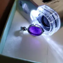 アメジスト　ネックレストップ　ヴィンテージ