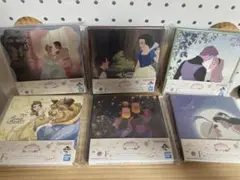 一番くじ　ディズニープリンセス F賞ミニキャンバスボード５つセット