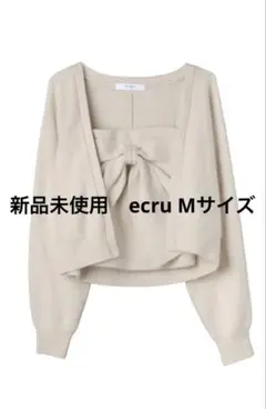 新品未使用‼️ Lydie Ribbon-Tie Knit Ensemble