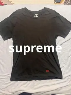 超オトク‼️ Supreme × hanes 黒 Tシャツ Mサイズ