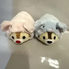 ツムツム チップ　デール ぬいぐるみ　セット