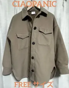 チャオパニック キルティングライナー付ビッグシルエットシャツジャケット