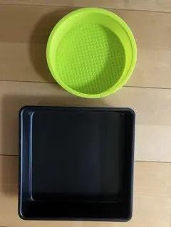 焼き型　スクエア型　丸型　2コまとめ売り　中古　ちぎりパンのサムネイル