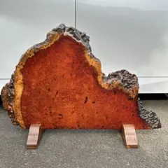 天然木 置物 オブジェ 台座付き　瘤模様一枚　インテリア衝立 天然木 置物 オブジェ 台座付き 瘤模様一枚 インテリア衝立 - メルカリ