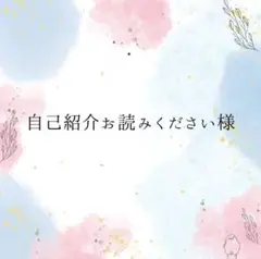 自己紹介お読みください様専用ページ