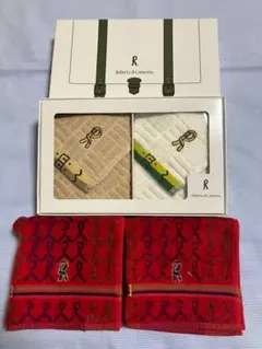 ロベルタディカメリーノタオルハンカチ4枚　計ハンカチ4枚