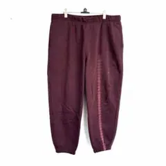 GU スウェットパンツ ダークレッド XXL