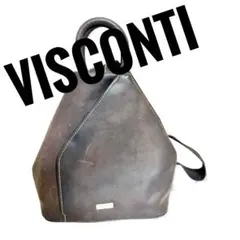 Visconti 2WAY リュック ワンショルダー バッグ 本革　ブラウン