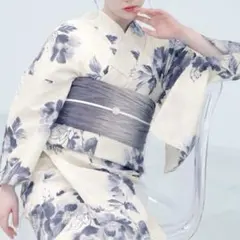 hinari × utatane 浴衣セット 牡丹ボルドー - メルカリ