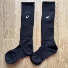 【未使用】ASICS バレーボール用 ブラック　ハイソックス