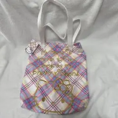 タータンチェック トートバッグ