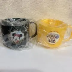 ミッキーマウス プラスチックマグカップ 2個　ディズニーランドホテル　ミラコスタ