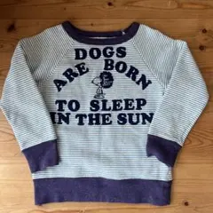 デニムダンガリーDENIMDUNGAREEトレーナー 120SNOOPYスヌーピ