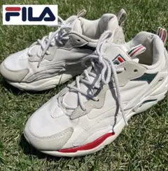FILA フィラ　レイトレイサー ウィメンズ　AY TRACER 白　赤　青