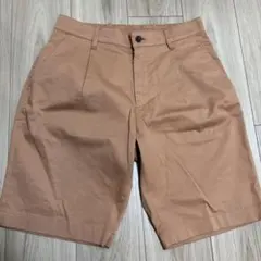 【美品】コムサコミューン　カジュアルベージュショートパンツ ウエストゴム付きのサムネイル