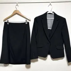 コムサイズム　ブラックスーツ ジャケット　スカート セット