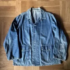 30s SERVALチンスト デニムカバーオール パッチワーク40s 50s - メルカリ
