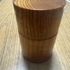 茶筒 木製のサムネイル